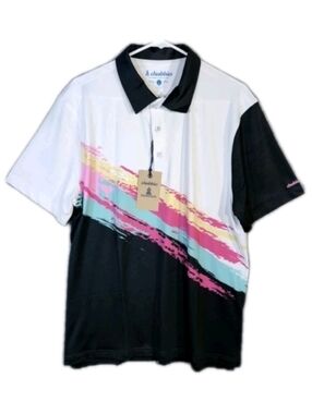 Chubbies The Tennis Champ Performance Polo Shirt Golf Activewear Short Sleeve